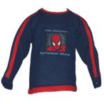 Pull Spiderman bleu